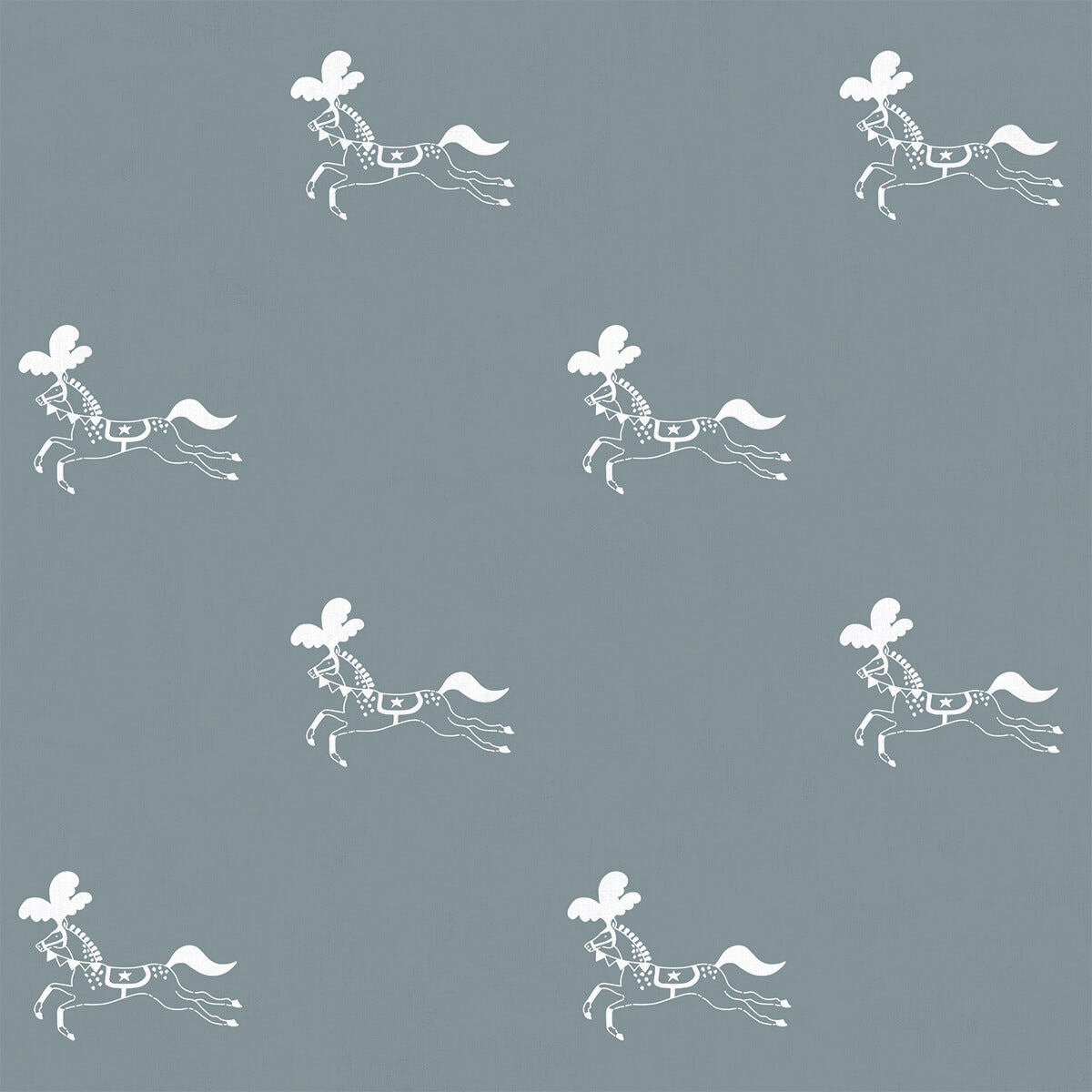 Fairground Ponies Teal Made to Measure Roller Blind