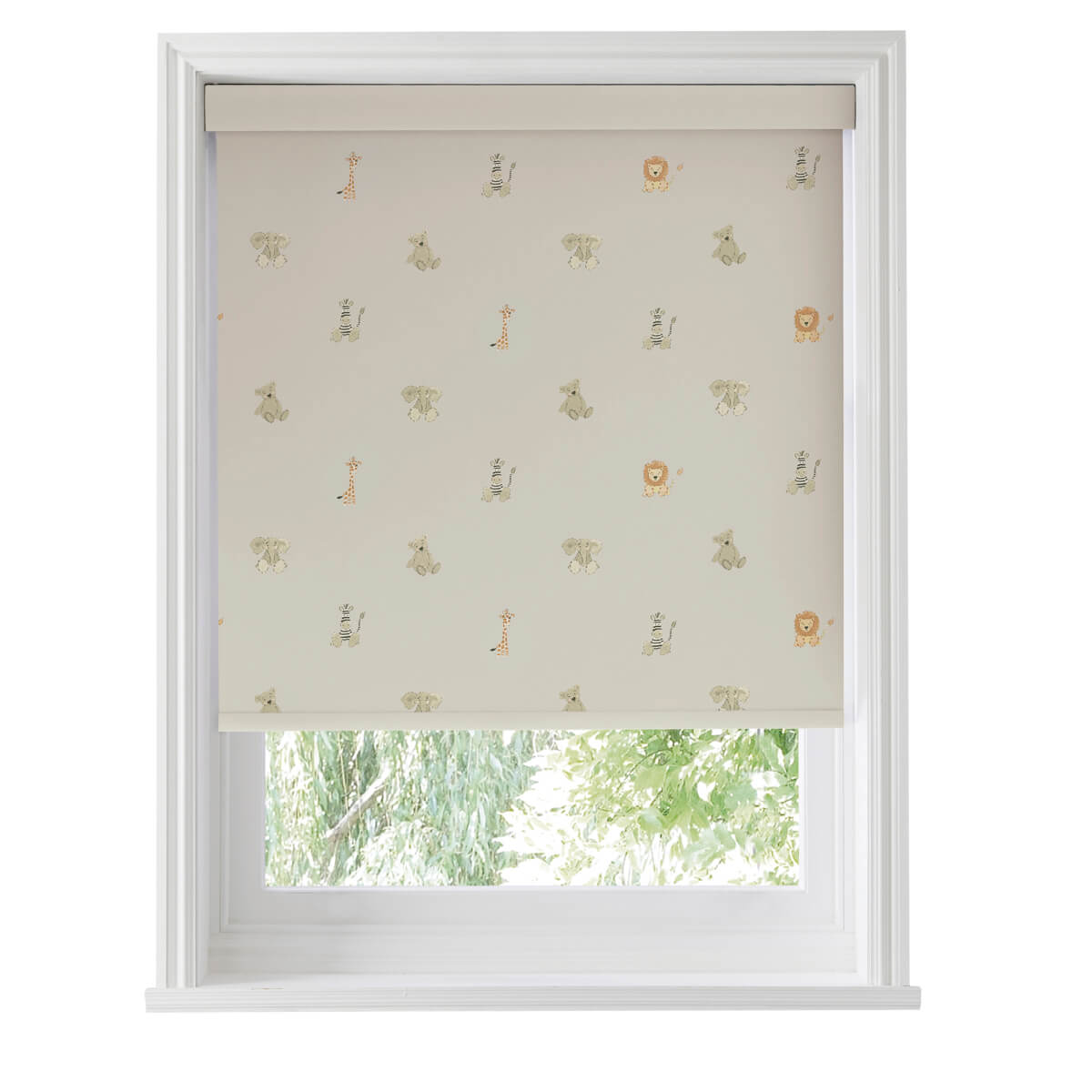 Bears & Balloons Linen Made to Measure Roller Blind