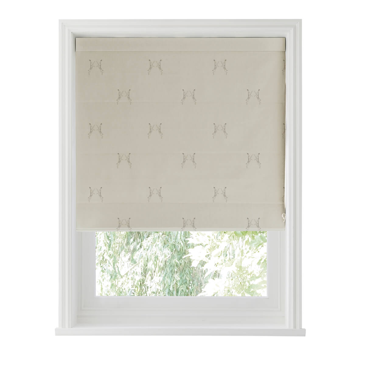 Hare Natural Made to Measure Roman Blind