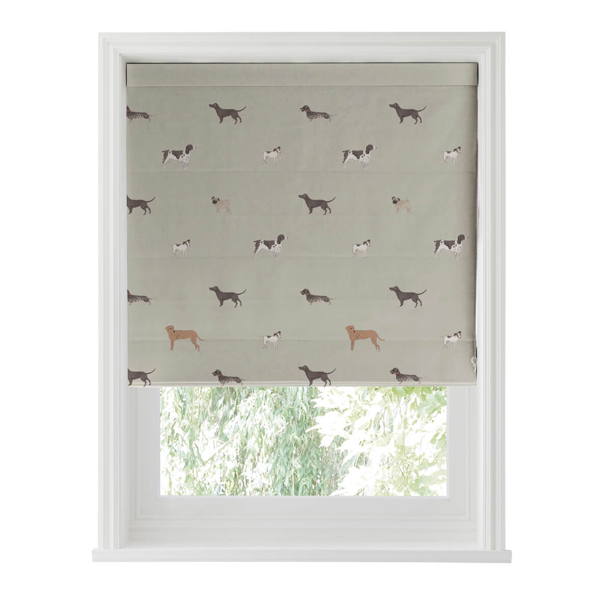 Woof Linen Made to Measure Roman Blind