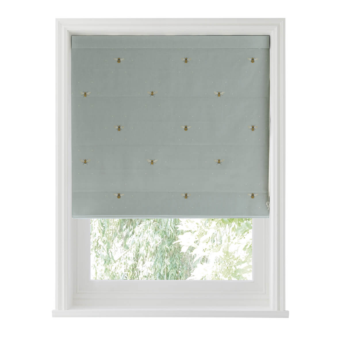 Bees Sky Made to Measure Roman Blind