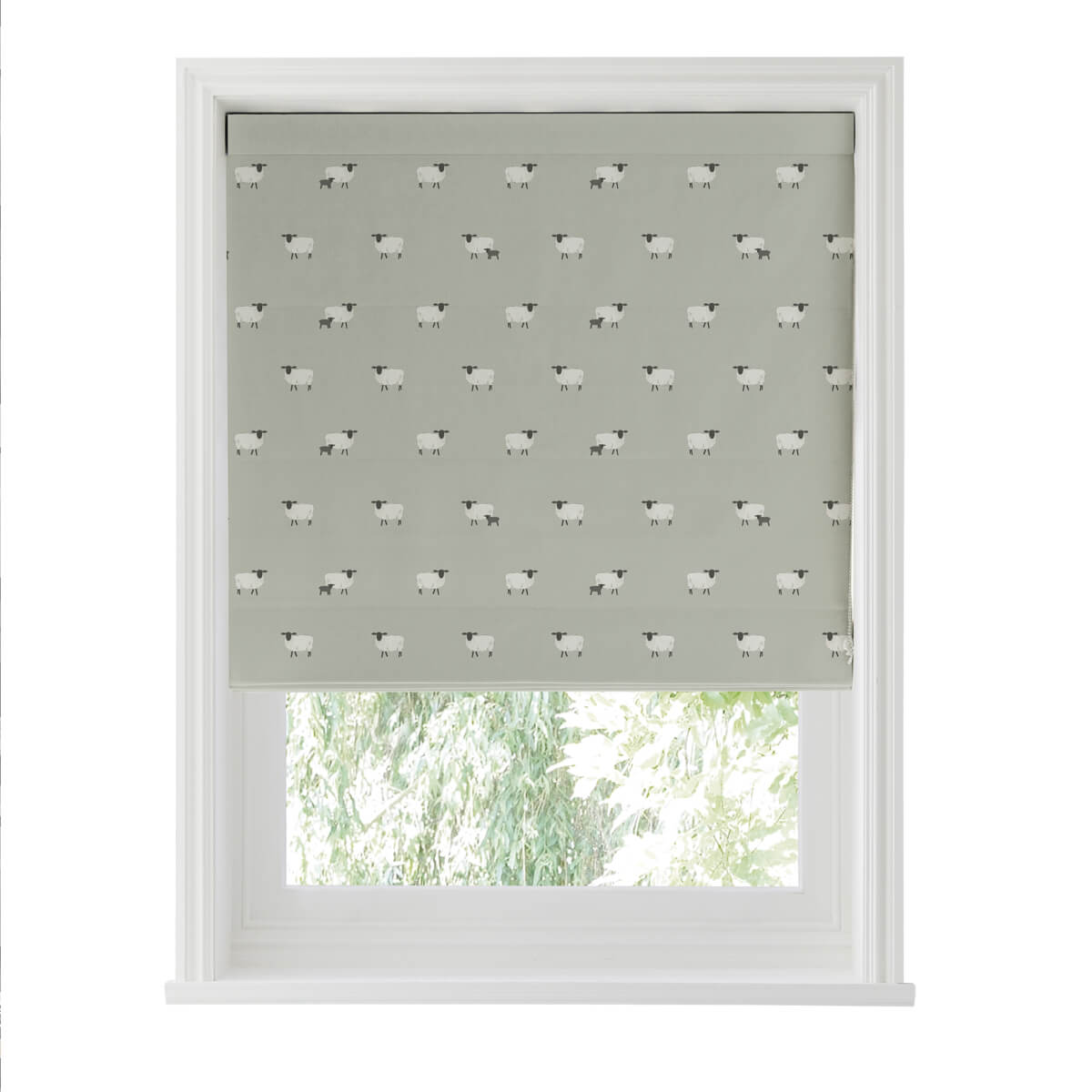 Sheep Pebble Made to Measure Roman Blind