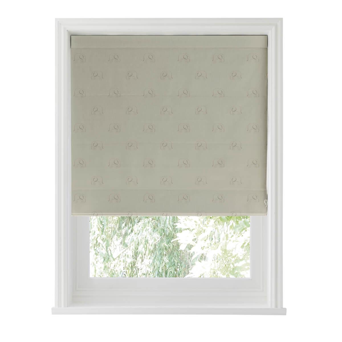 Elephant Natural Made to Measure Roman Blind