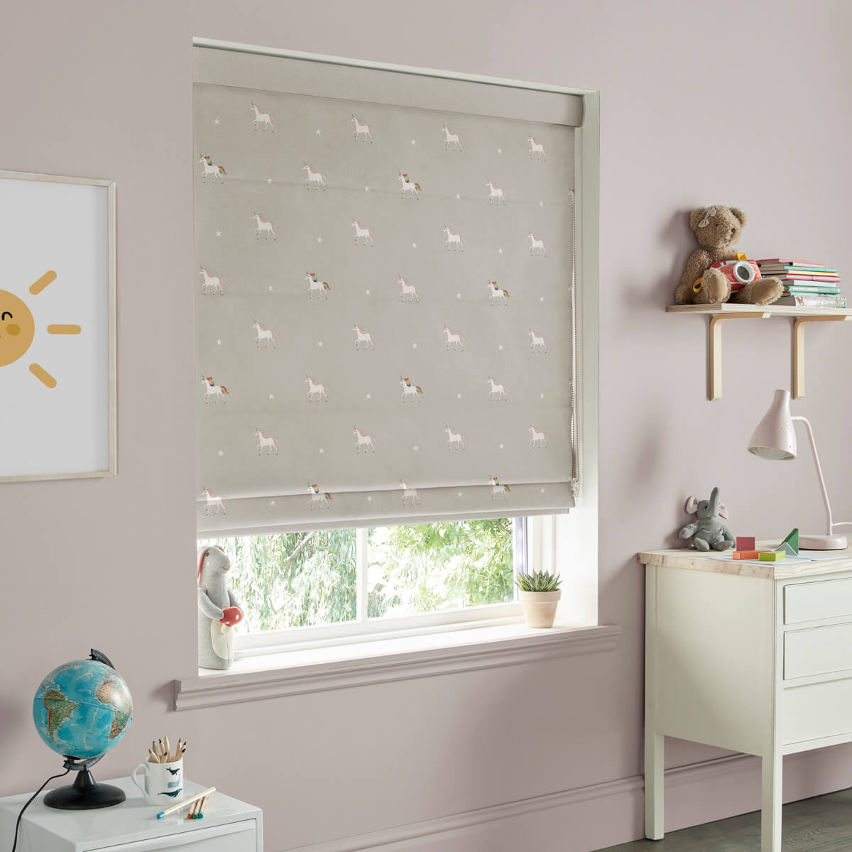 Unicorn Linen Made to Measure Roman Blind
