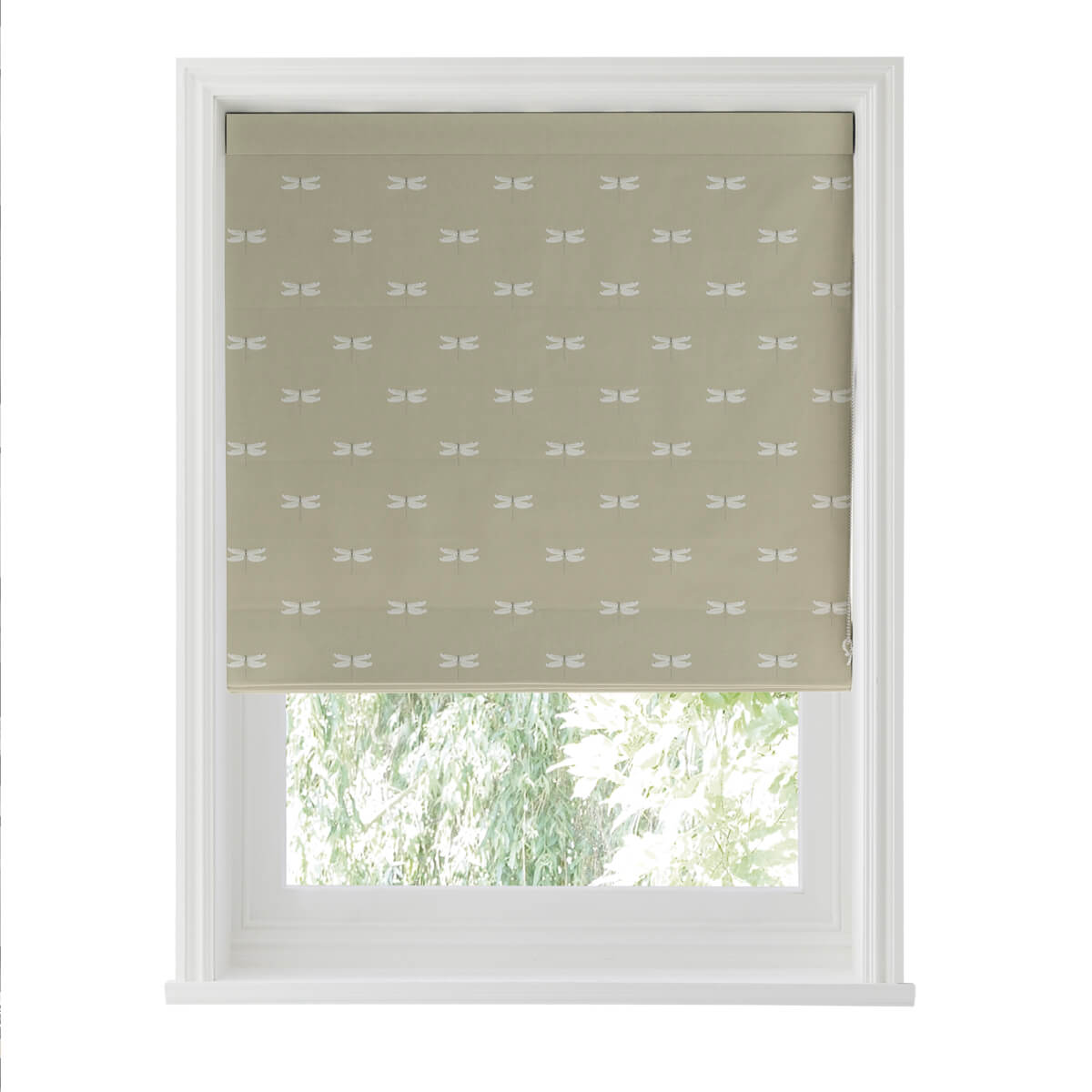 Dragonfly Sand Curtains/Roman Blind Sample