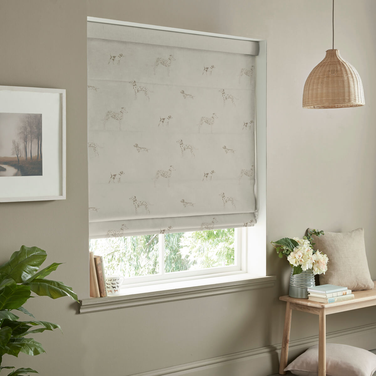 Fetch Natural Made to Measure Roman Blind