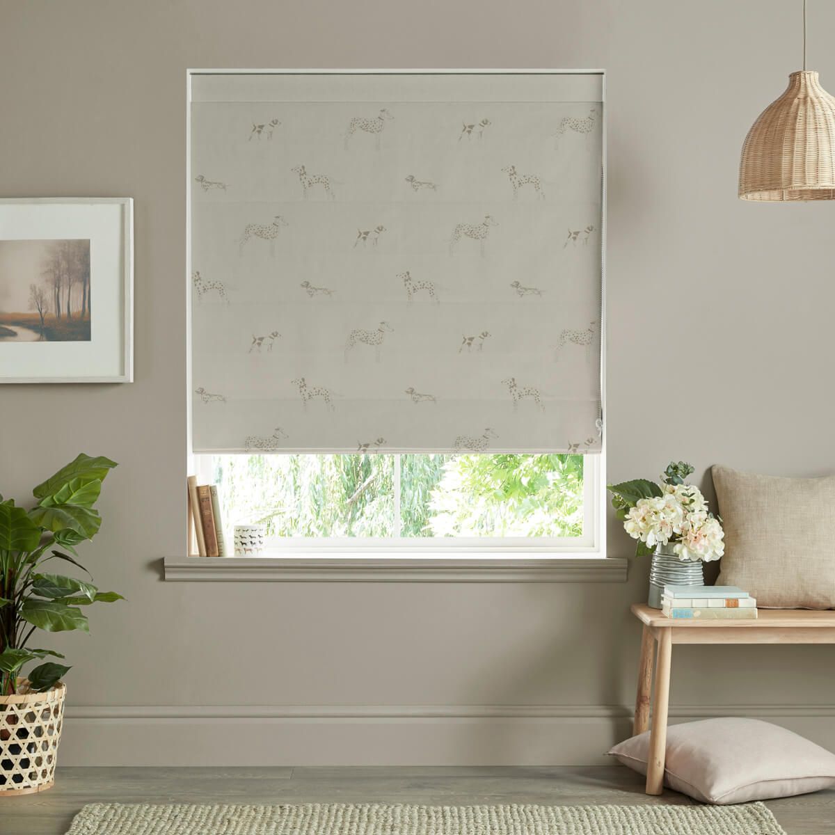 Fetch Natural Made to Measure Roman Blind