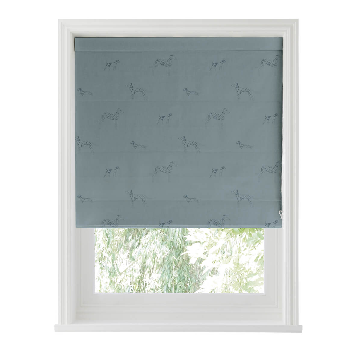 Fetch Teal Curtains/Roman Blind Sample