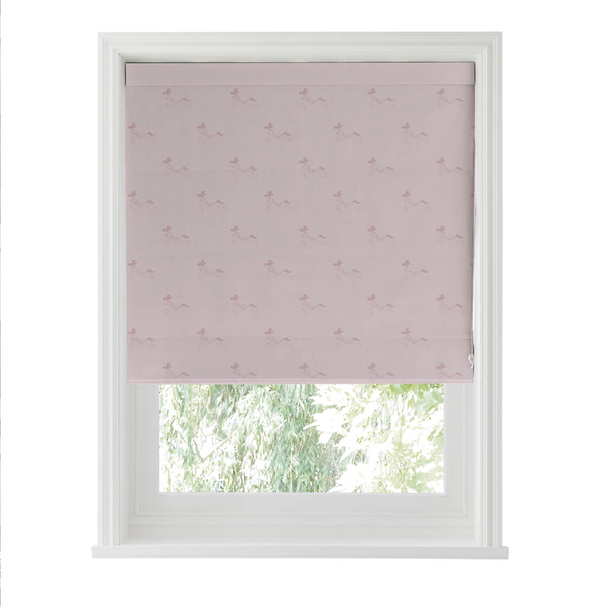 Fairground Ponies Blush Curtains/Roman Blind Sample