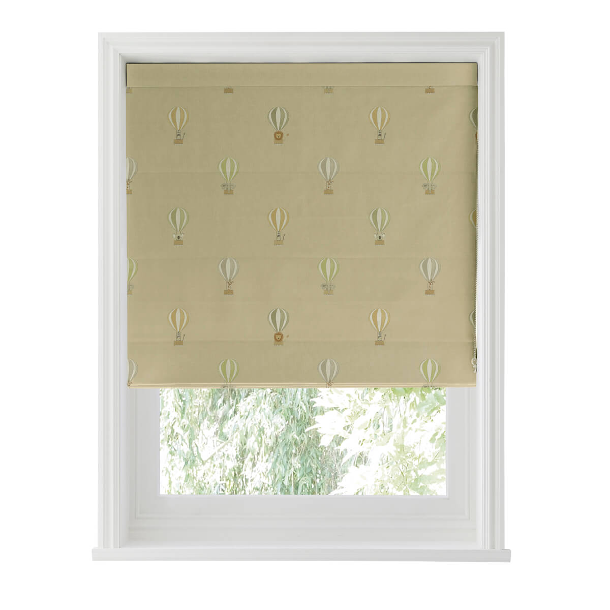 Bears & Balloons Pale Rust Gold Made to Measure Roman Blind