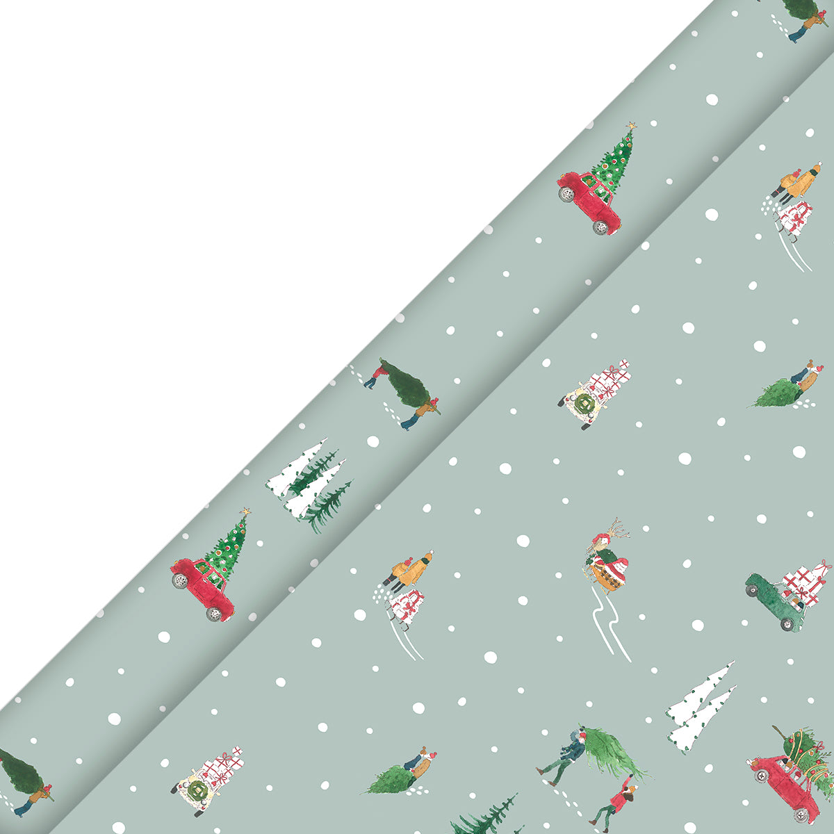 Home for Christmas Roll Wrap by Sophie Allport