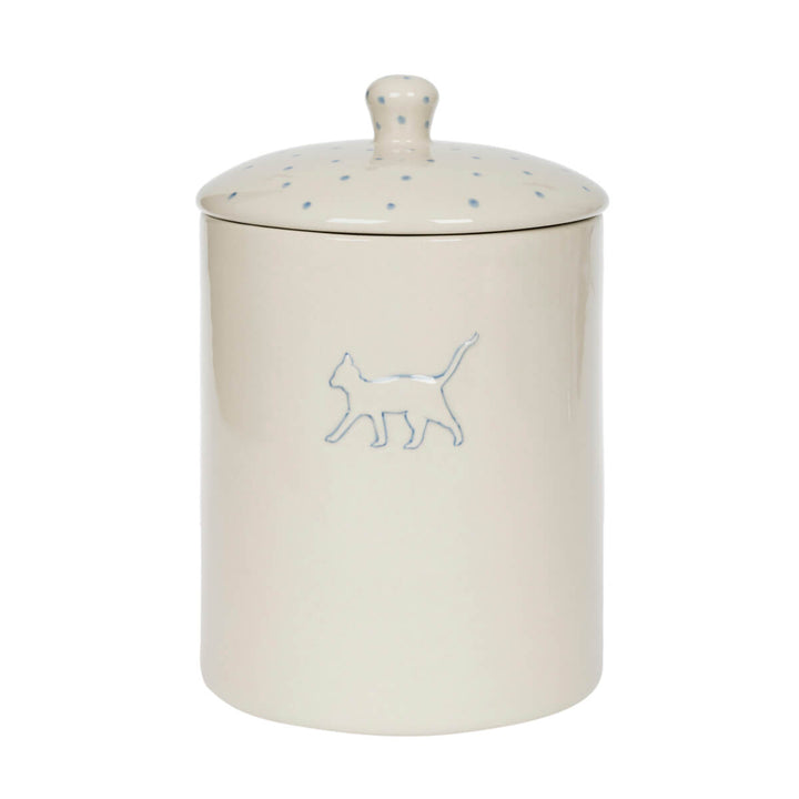 Purrfect Stoneware Storage Jar