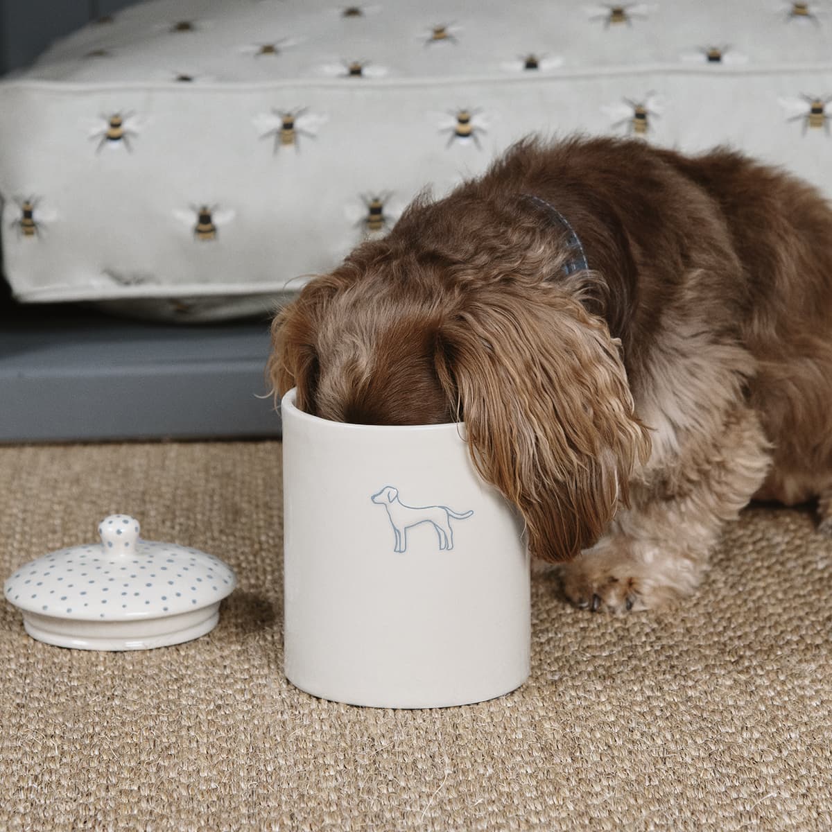 Fetch Stoneware Pet Storage Jar