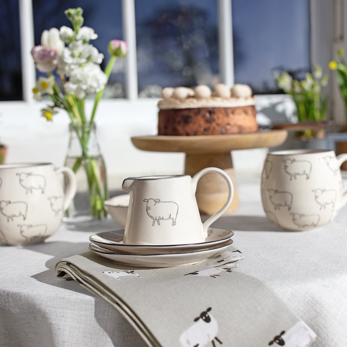 Sheep Mini Stoneware Jug