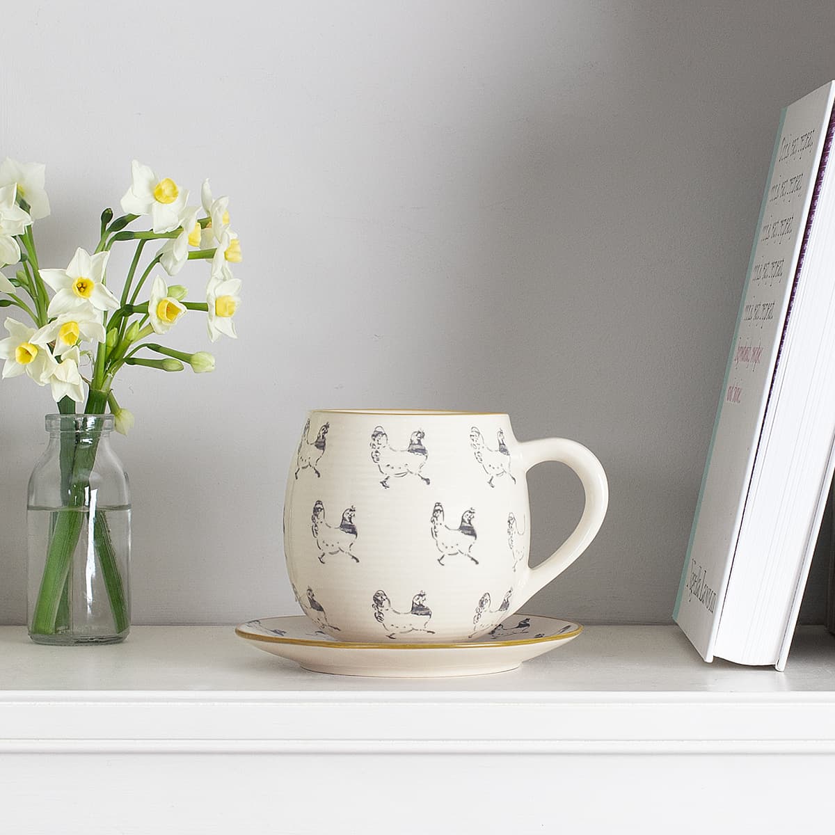 Chicken Stoneware Mug