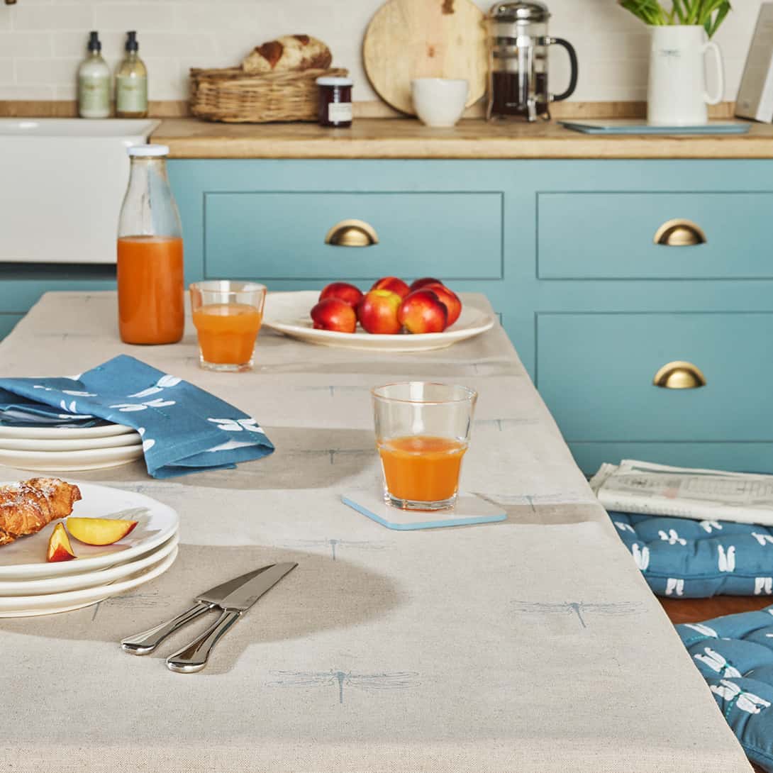 Dragonfly Linen Blend Tablecloth by Sophie Allport