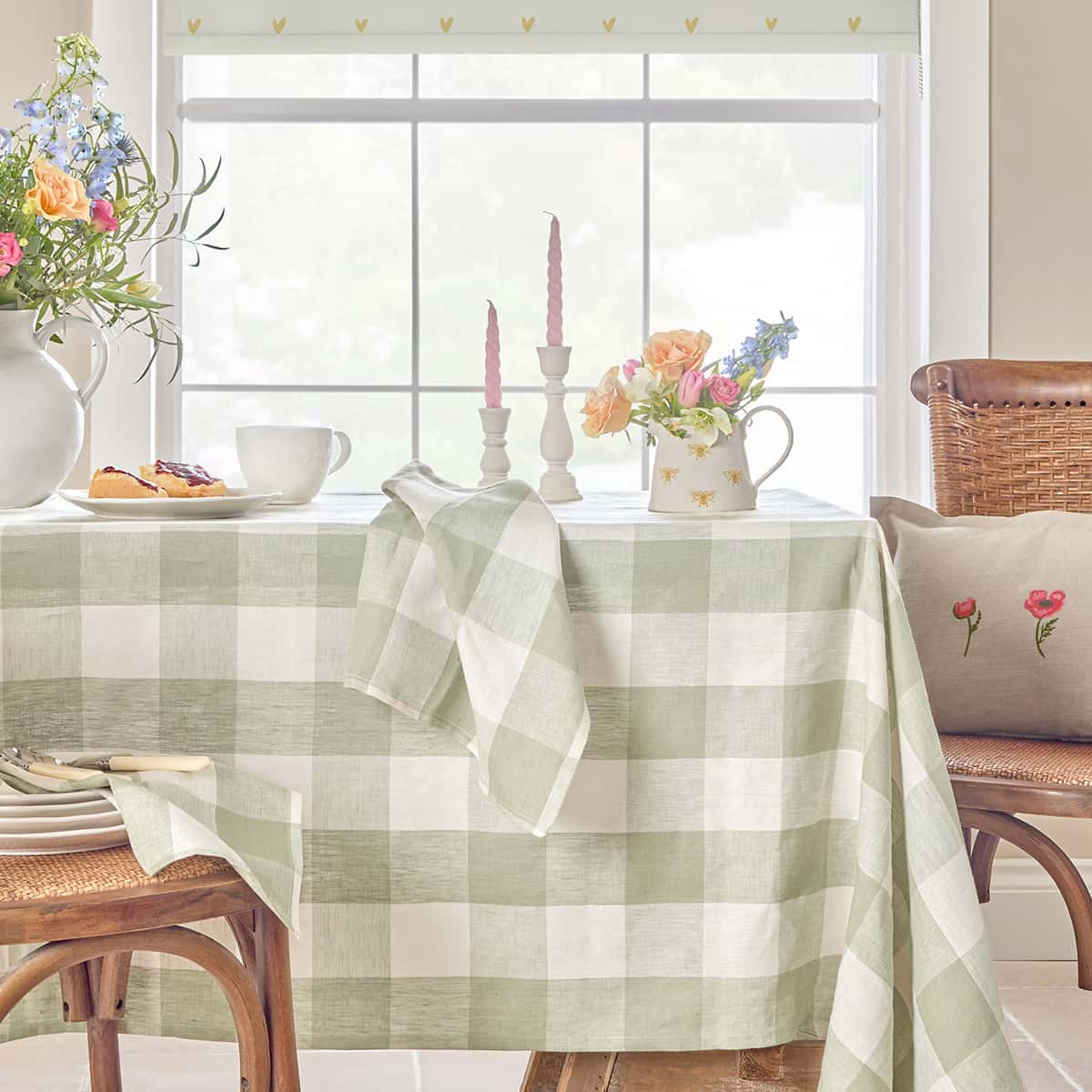 Sage Green Tablecloth