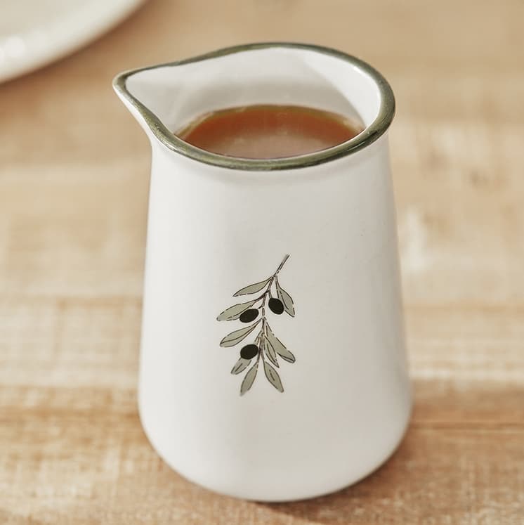 Olive Branches Mini Stoneware Jug