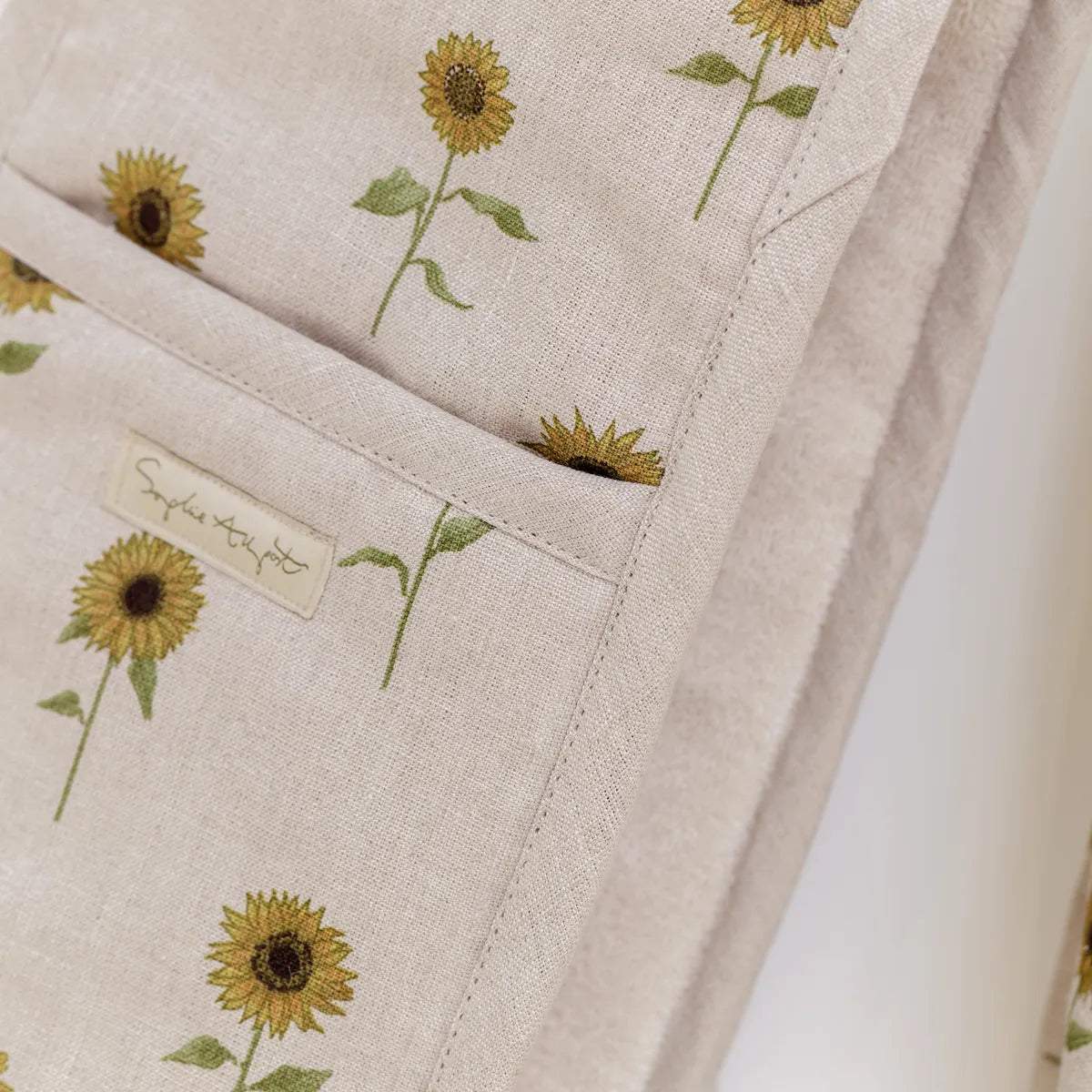 Sunflowers Linen Double Oven Glove