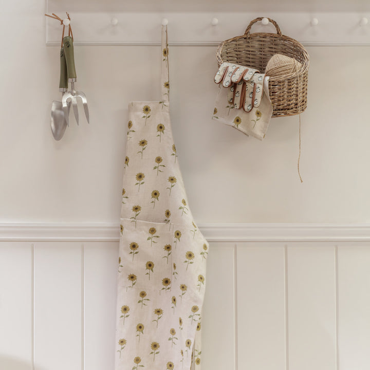 Sunflower Linen Adult Apron by Sophie Allport