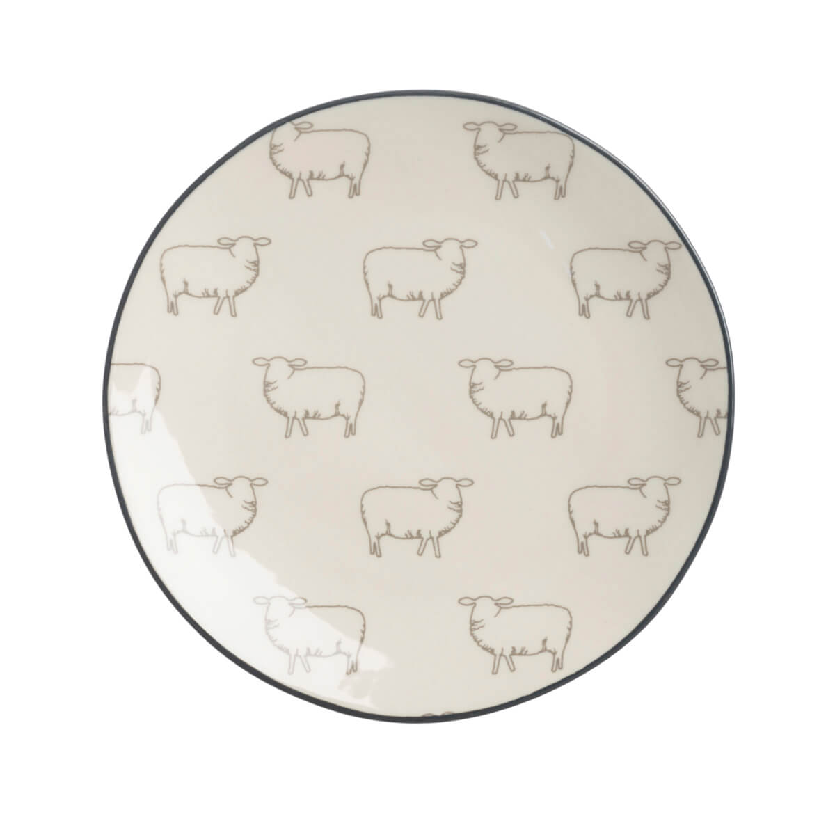 Sheep Stoneware Side Plate