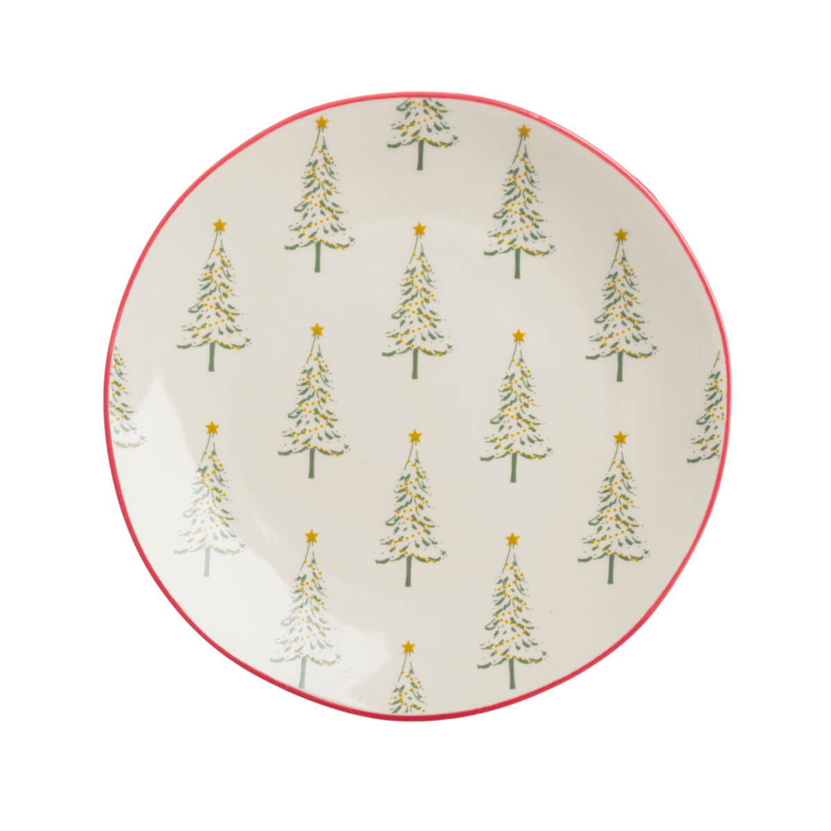 Christmas Tree Stoneware Side Plate by Sophie Allport