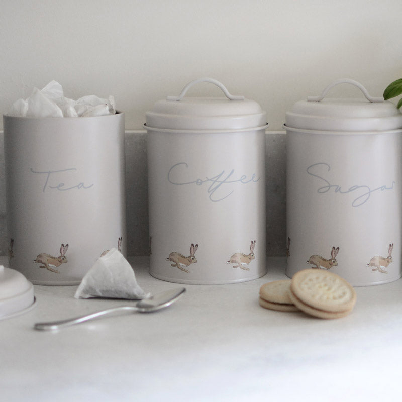 Hare Sugar Storage Tin