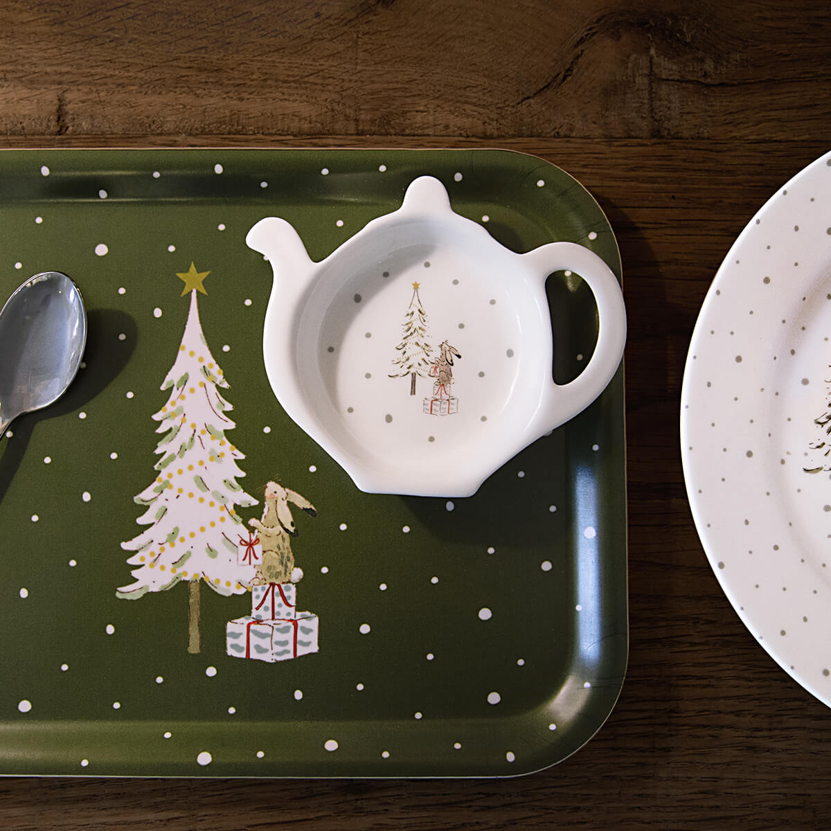 Festive Forest Printed Tray