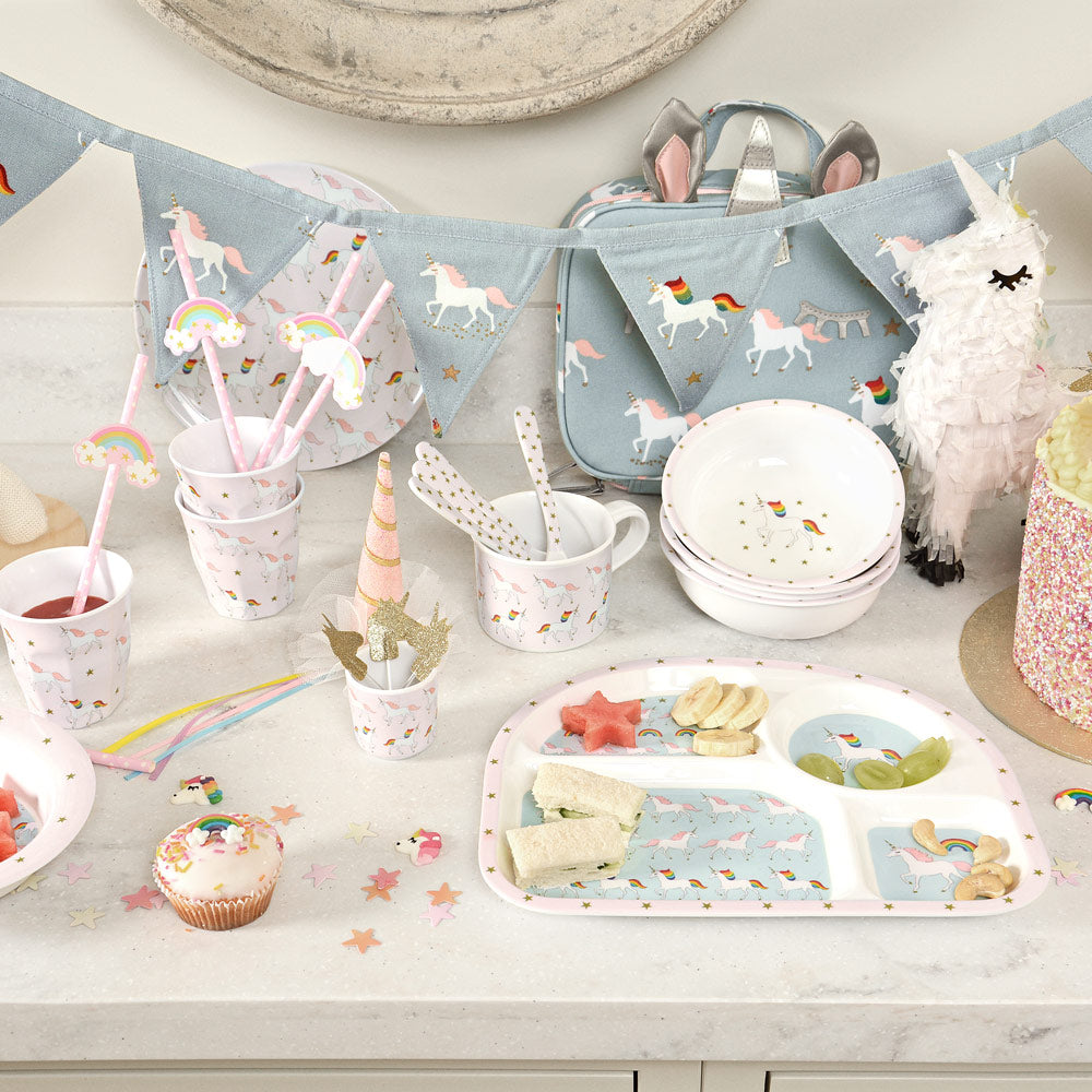 Unicorn Childrens Melamine Set