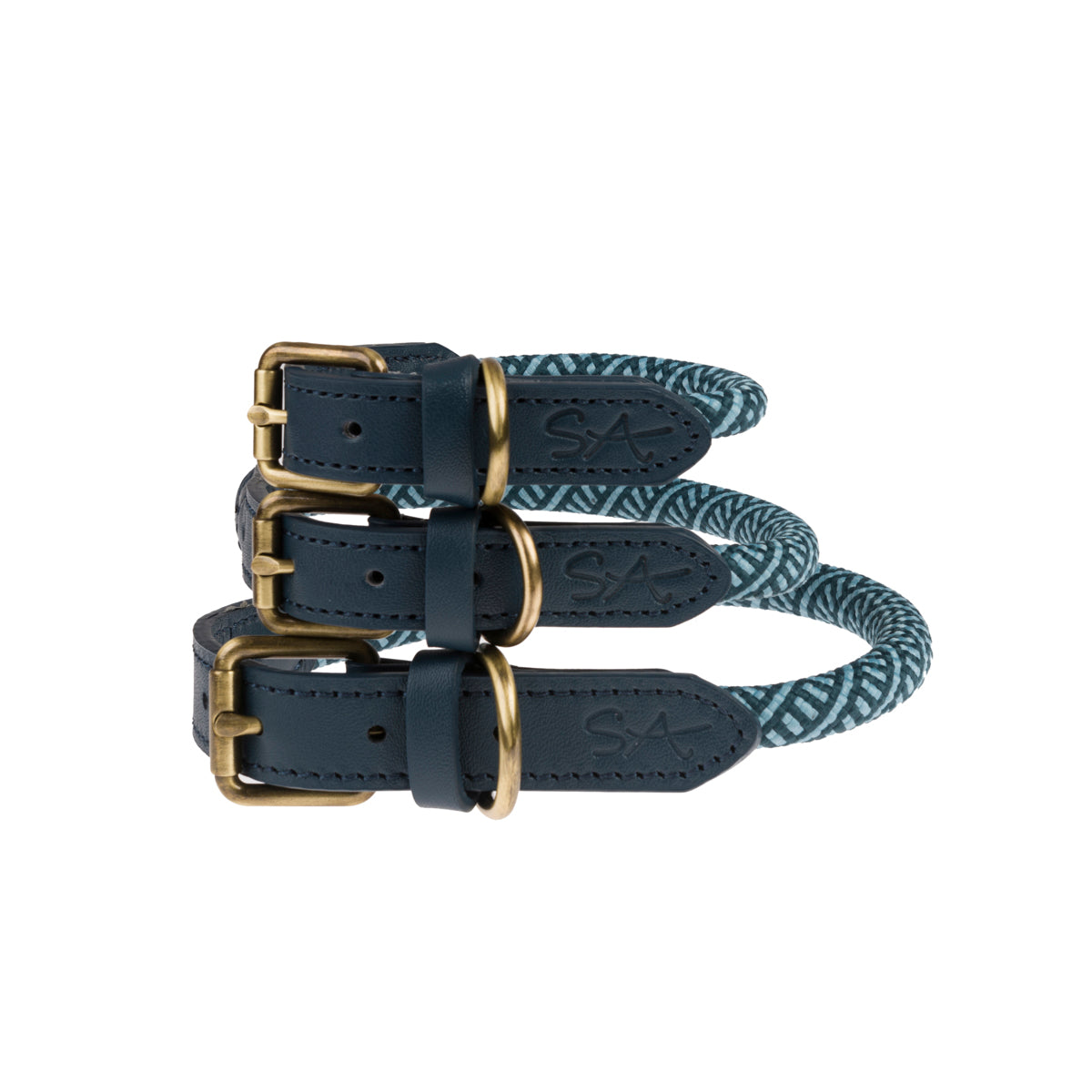 Teal Rope Collar