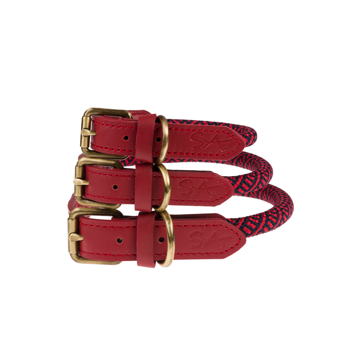 Red Rope Collar by Sophie Allport