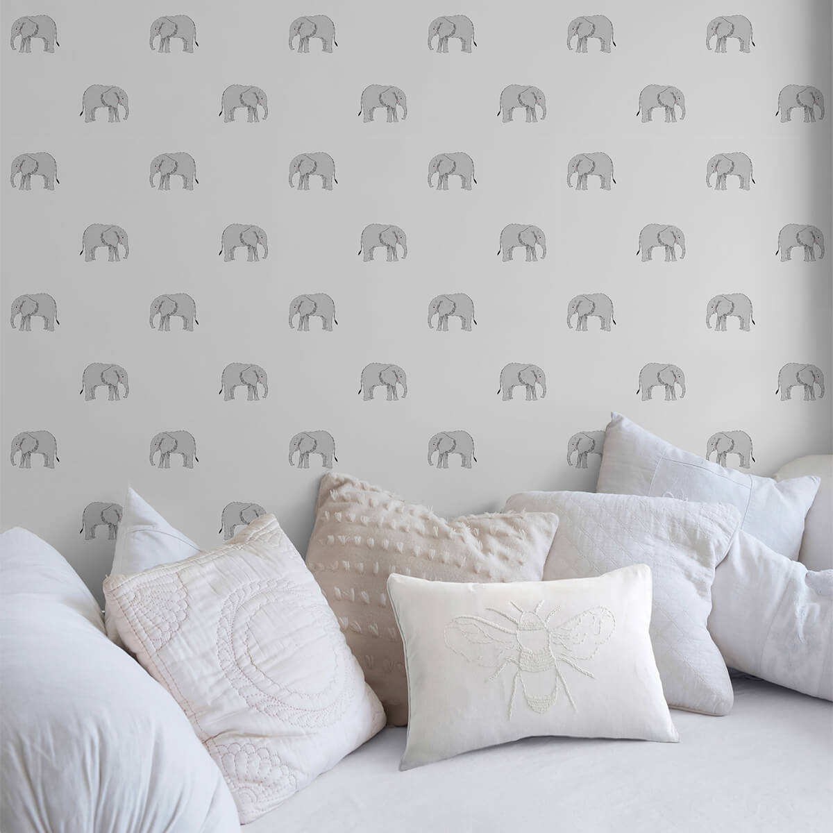 Elephant Grey Wallpaper