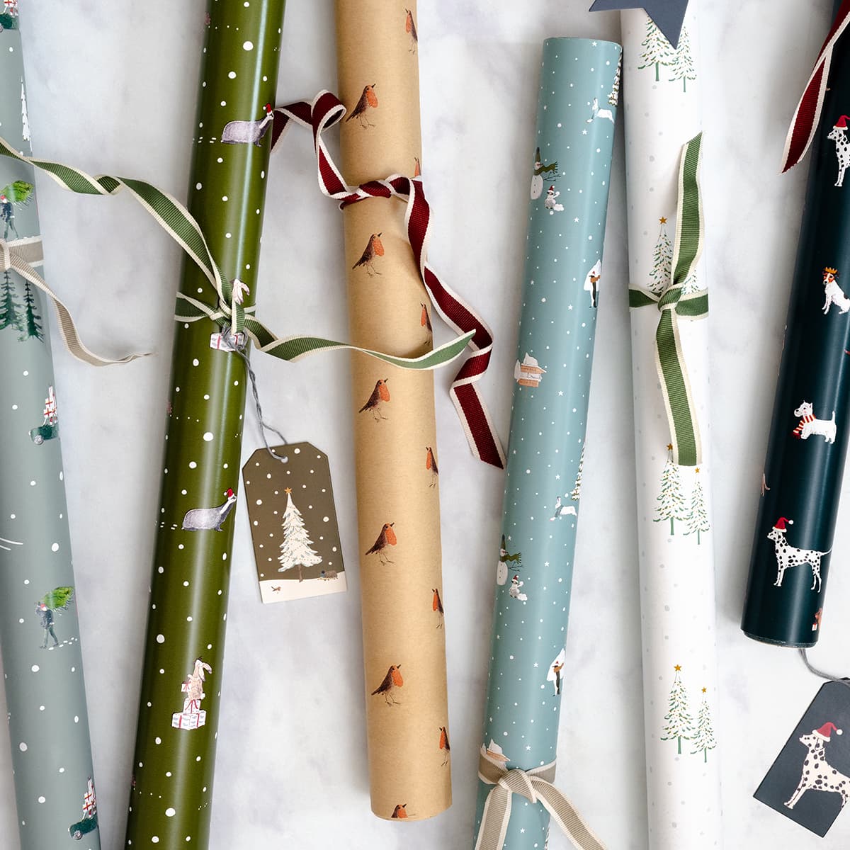 Festive Forest Roll Wrap