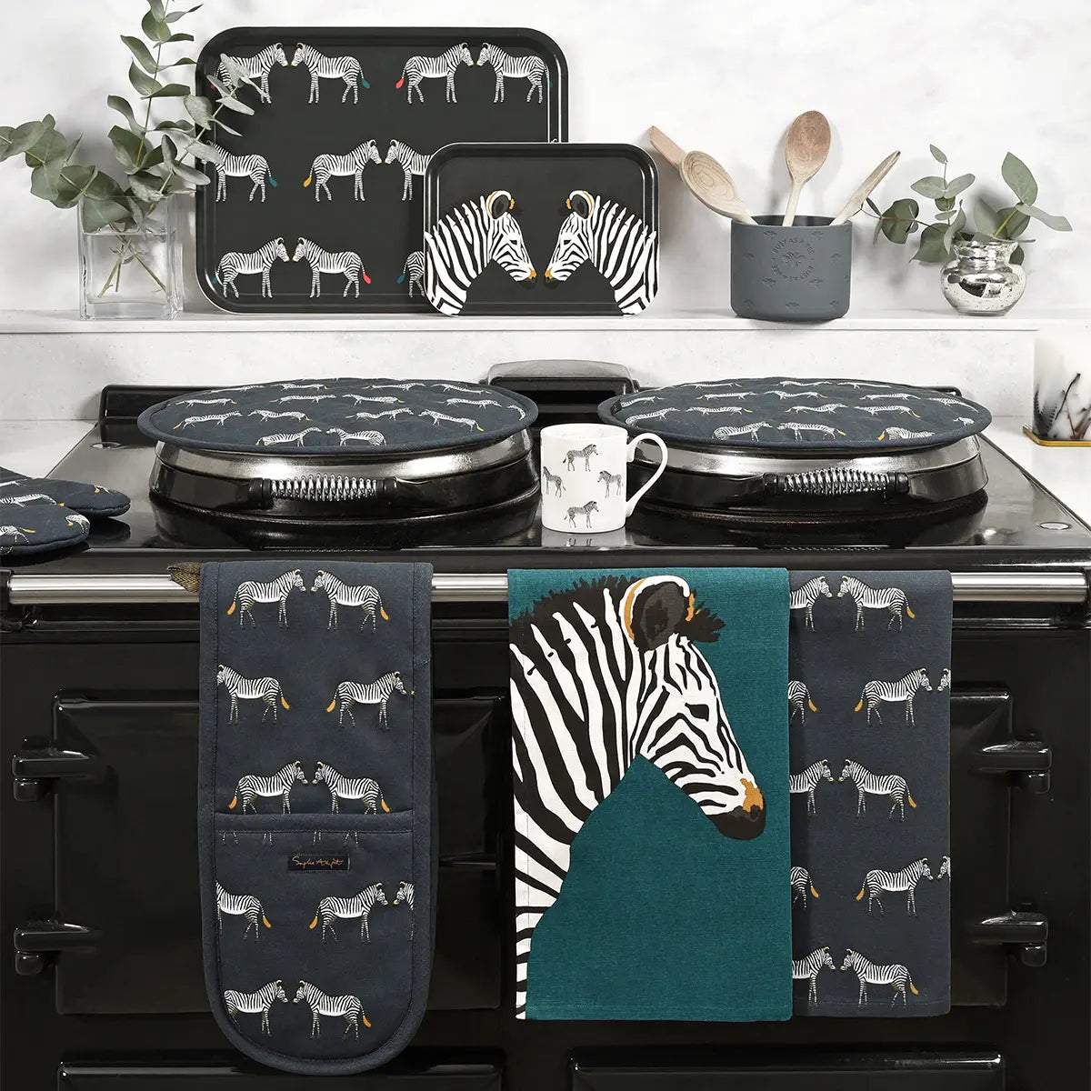 Zebra Statement Tea Towel