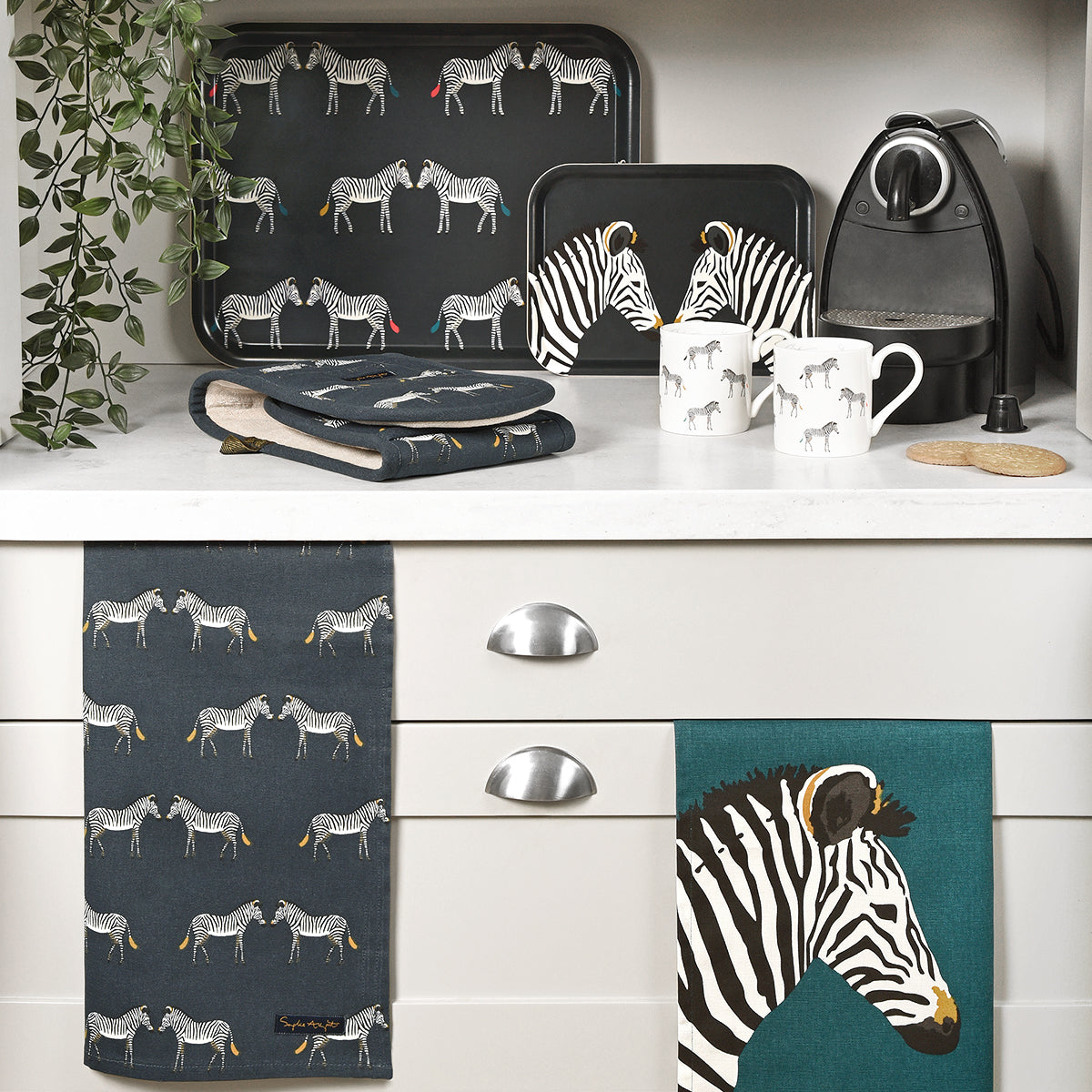 Zebra Tea Towel