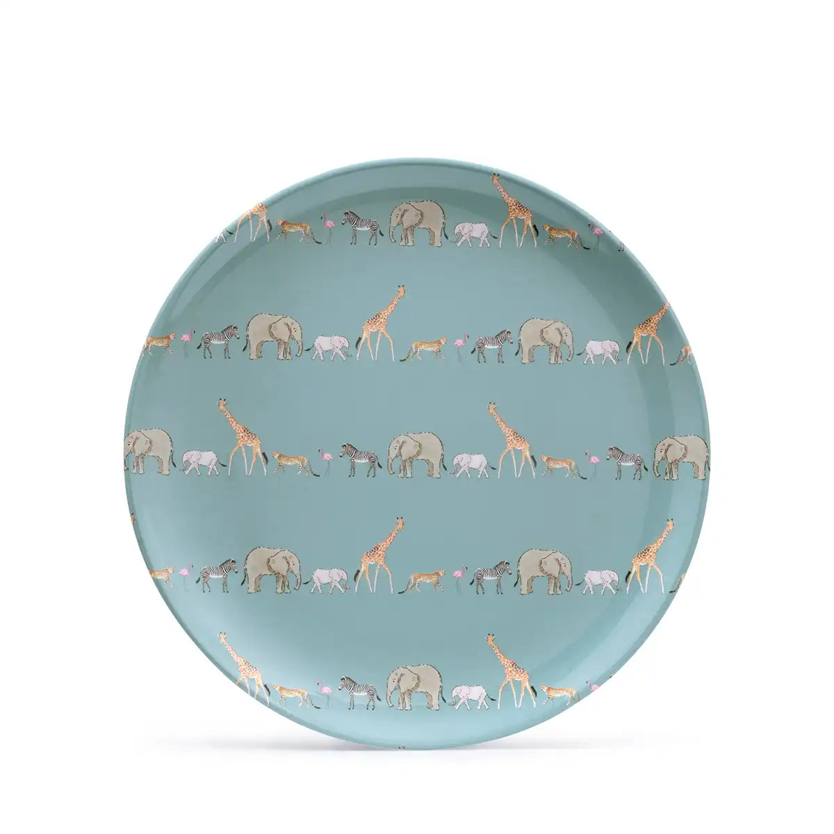 Animals Of The Savannah Melamine Dinner Plate by Sophie Allport